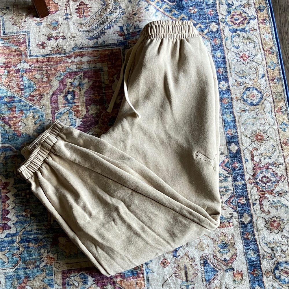 Puma Men's Beige Joggers